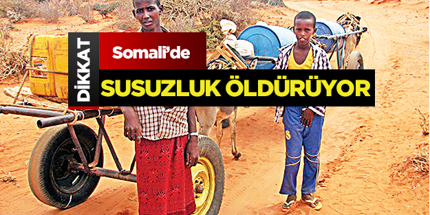 Somali'de susuzluk öldürüyor