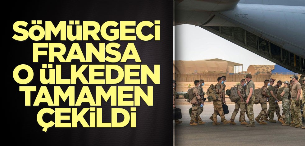 Sömürgeci Fransa o ülkeden tamamen çekildi