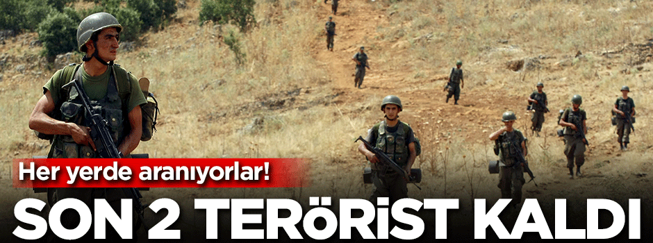 Son 2 terörist kaldı!