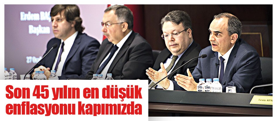 Son 45 yılın en düşük enflasyonu kapımızda
