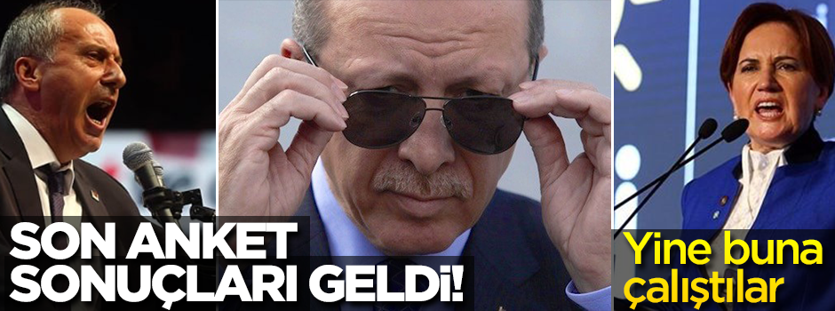 Son anket sonuçları geldi! Yine Akşener'e çalıştılar