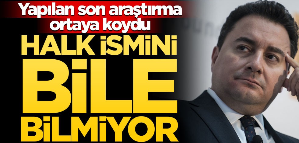 Son araştırma ortaya çıkardı: Halkın yüzde 91’i Babacan'ın partisinin ismini bilmiyor