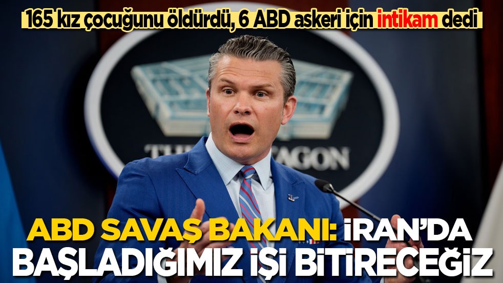 Son dakika! ABD Savaş Bakanı: İran’da başladığımız işi bitireceğiz