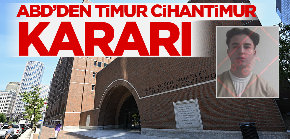 Son dakika! ABD'den Timur Cihantimur kararı
