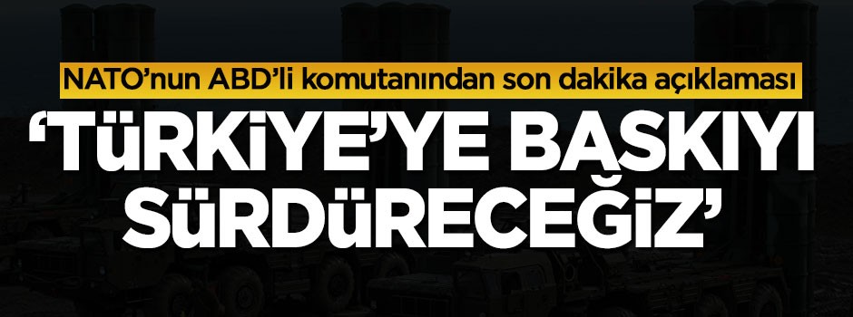 Son dakika açıklaması: Türkiye'ye baskıyı sürdüreceğiz