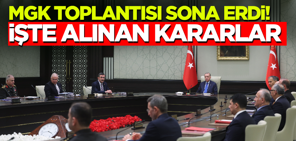 Son dakika! Beştepe'de kritik MGK sonrası yazılı açıklama