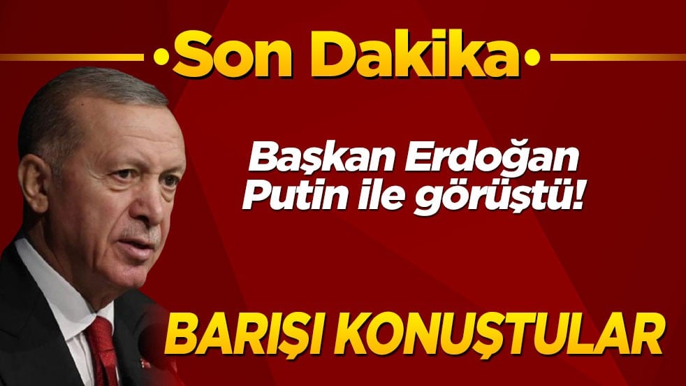 Son dakika! Cumhurbaşkanı Erdoğan, Putin ile görüştü!