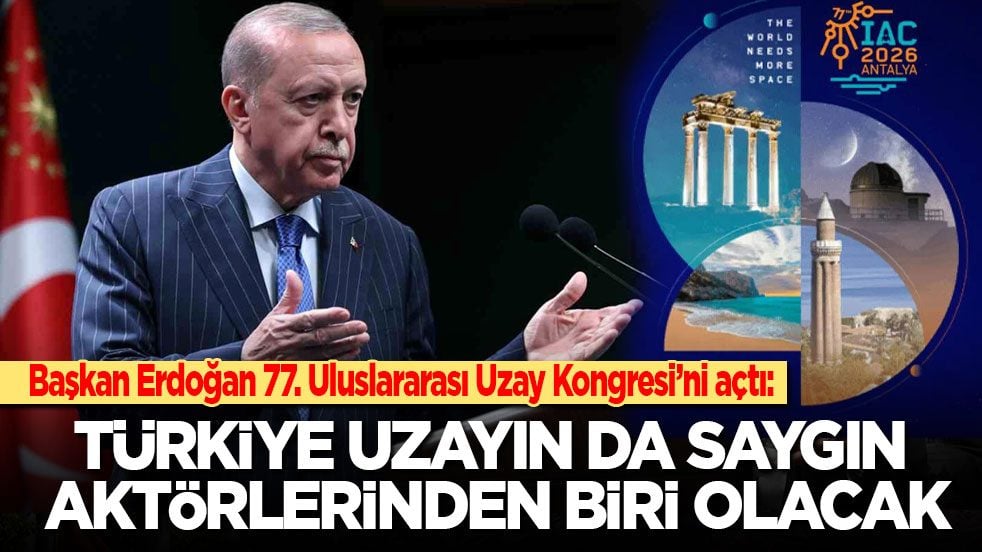 Cumhurbaşkanı Erdoğan: Türkiye uzayın da saygın aktörlerinden biri olacak