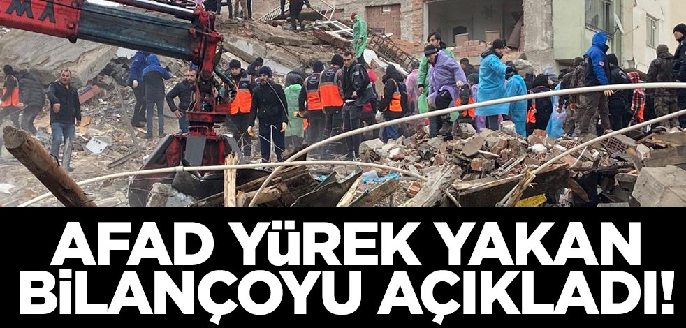 Son dakika! Depremde yürek yakan bilanço açıklandı