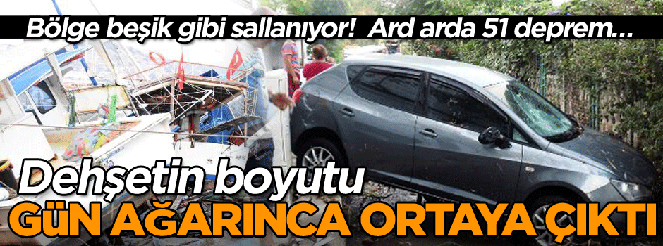 Ege sallandı, Kandilli depremin büyüklüğünü yükseltti! Tsunami 30 cm...
