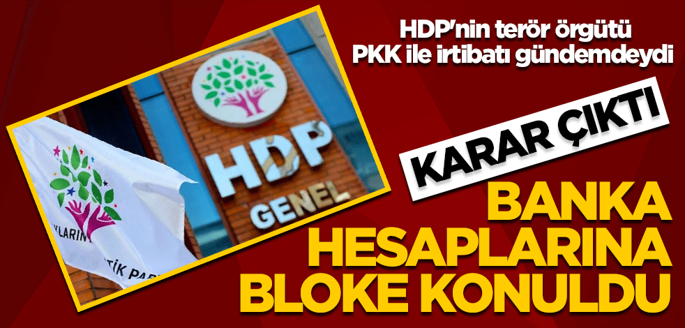 Son dakika haberi... Anayasa Mahkemesi, HDP'nin Hazine yardım hesabına geçici bloke koydu.