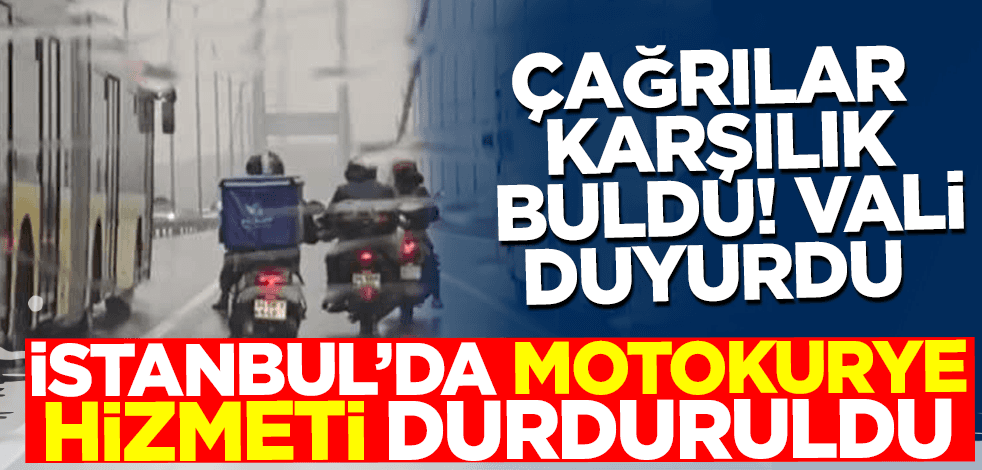 Son dakika! İstanbul'da lodos nedeniyle motokurye hizmetine kısıtlama