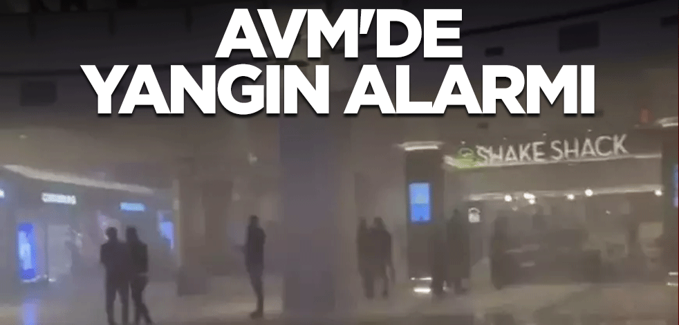 Son dakika: İstinye'de AVM'de yangın alarmı