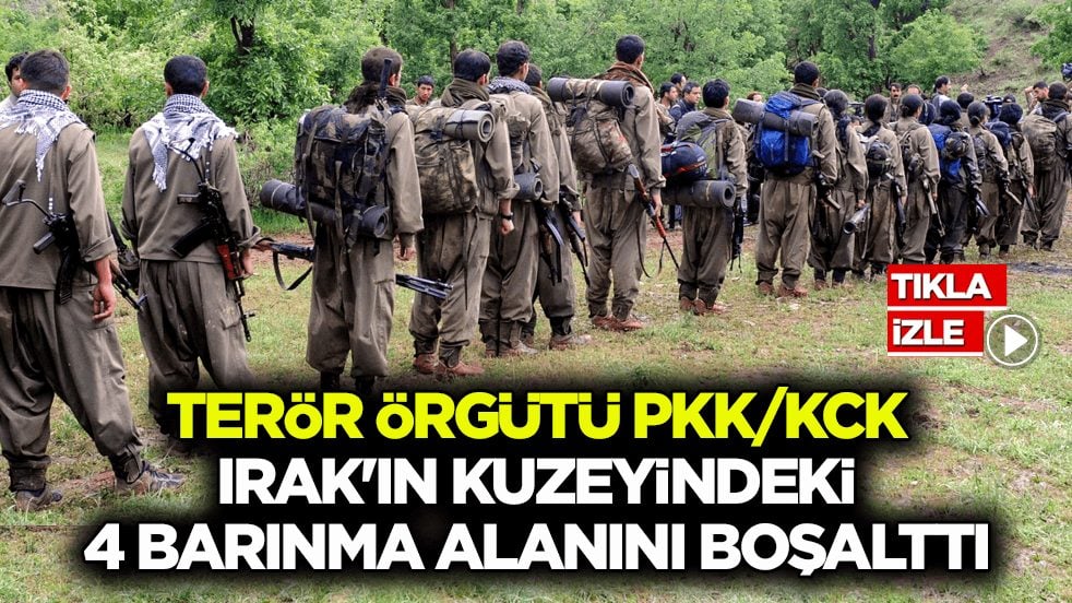 Terörsüz Türkiye sürecinde yeni gelişme: Terör örgütü PKK, Metina’da 4 kampı boşalttı