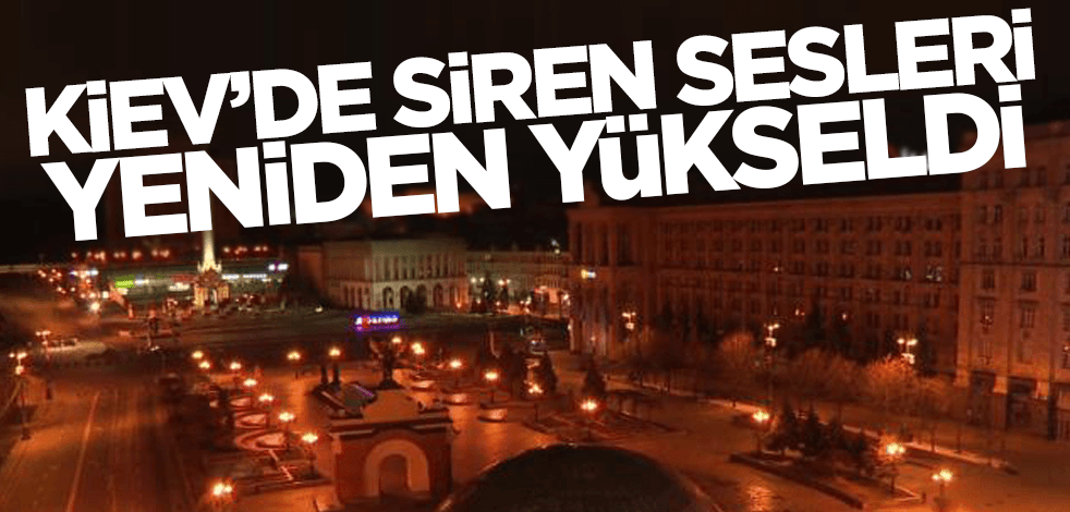 Son dakika... Rusya yeniden saldırdı! Kiev'de siren sesleri yükseldi