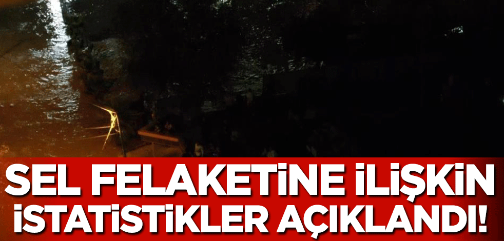 Son dakika! Sel felaketine ilişkin istatistikler açıklandı! 'Binlerce ihbar geldi'