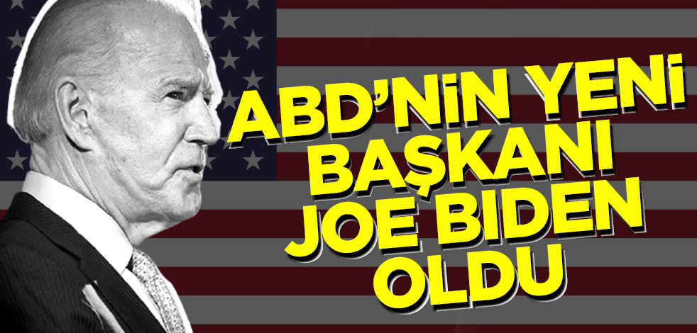 Son dakika...ABD'nin yeni başkanı, Donald Trump'ın rakibi Joe Biden oldu!