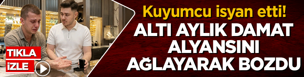 Son dönemde artan ayrılık oranları esnafı da isyan ettirdi: Altı aylık damat alyansını ağlayarak bozdu