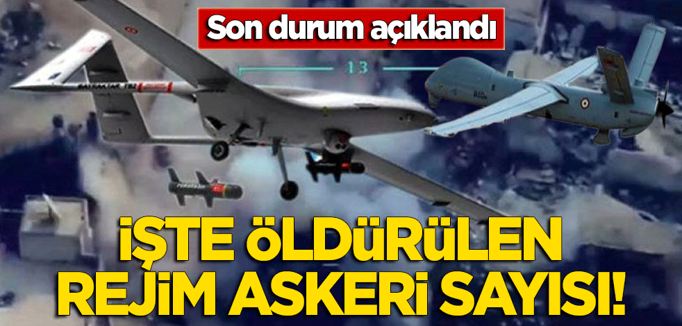 Son durum açıklandı: İşte öldürülen rejim askeri sayısı!