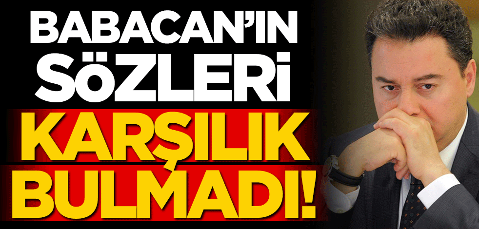 Son kulis: Babacan'ın sözleri AK Partilileri etkilemedi