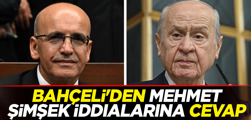 Son noktayı koydu! Devlet Bahçeli'den Mehmet Şimşek iddialarına cevap