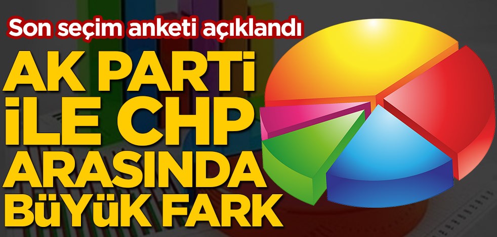 Son seçim anketi açıklandı! AK Parti ile CHP arasında büyük fark