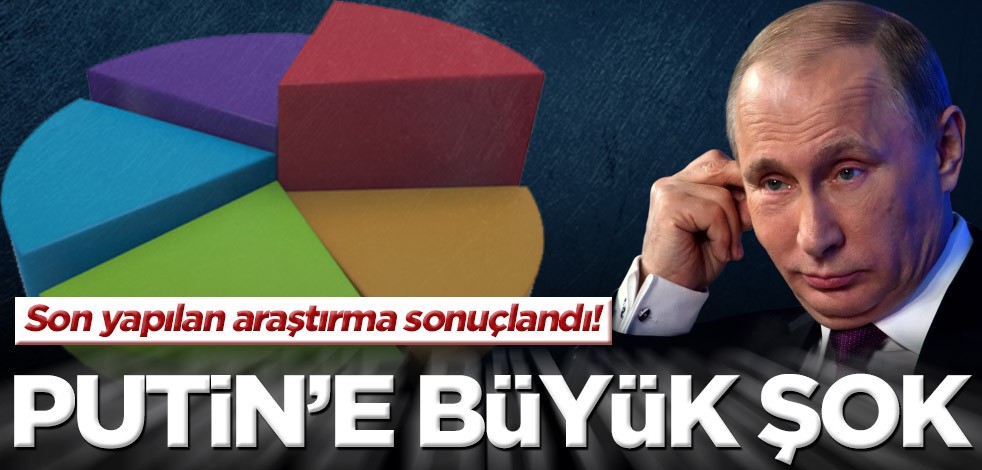 Son yapılan araştırma sonuçlandı! Putin’e büyük şok