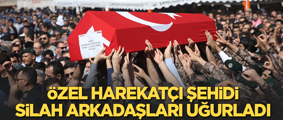 Son yolculuğuna silah arkadaşları uğurladı