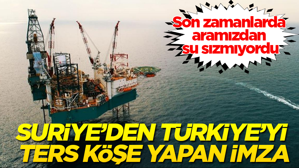 Son zamanlarda aramızdan su sızmıyordu! Suriye’den Türkiye’yi ters köşe yapan imza