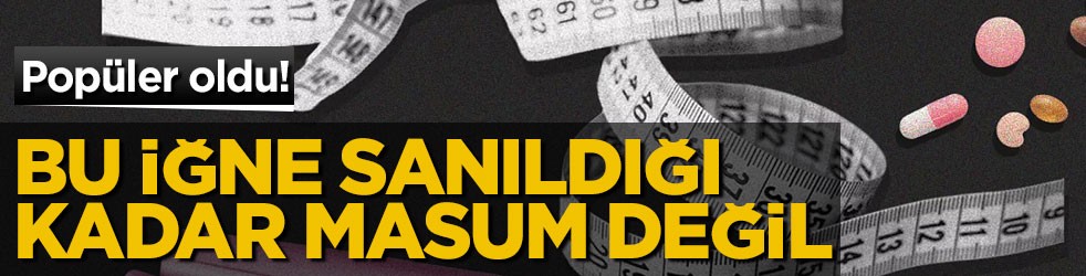 Son zamanlarda çok popüler oldu! Bu iğne sanıldığı kadar masum değil