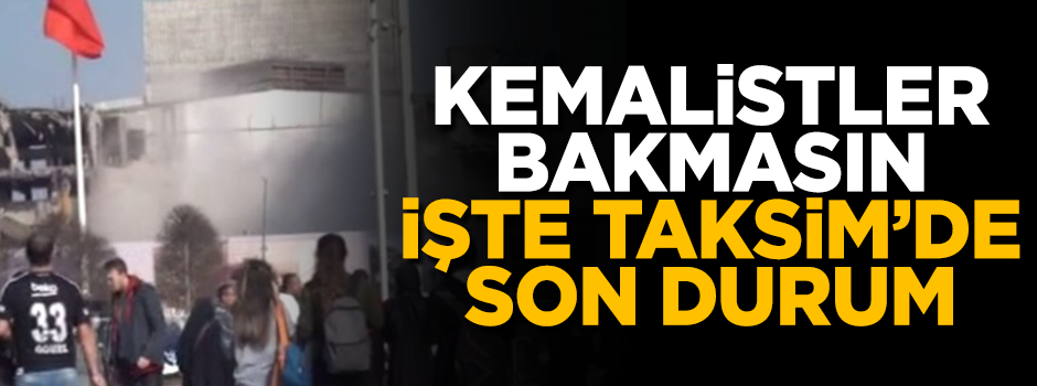 Sona gelindi! AKM yıkımında beyaz perde göründü
