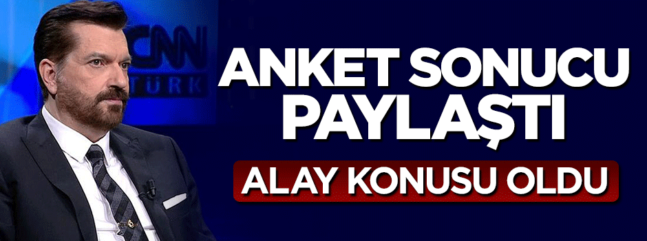 SONAR anket sonucu paylaşınca alay konusu oldu