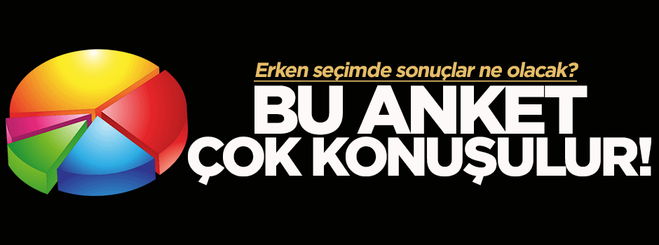 SONAR son seçim anketini açıkladı