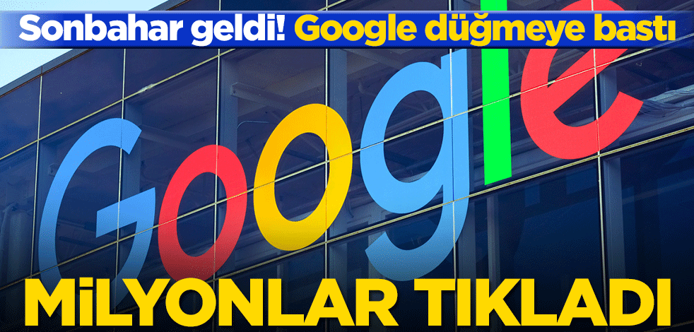 Sonbahar mevsimi için Google’dan doodle! Milyonlar tıkladı