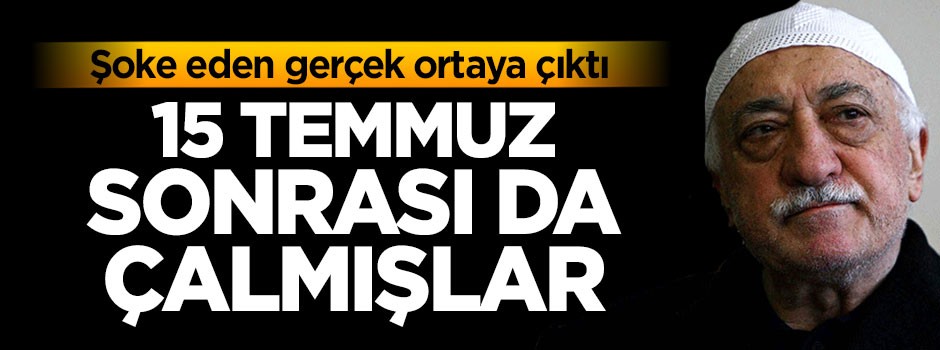 Soruları 15 Temmuz'dan sonra da çalmışlar