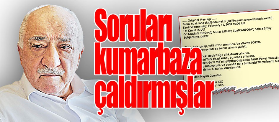 Soruları kumarbaza çaldırmışlar