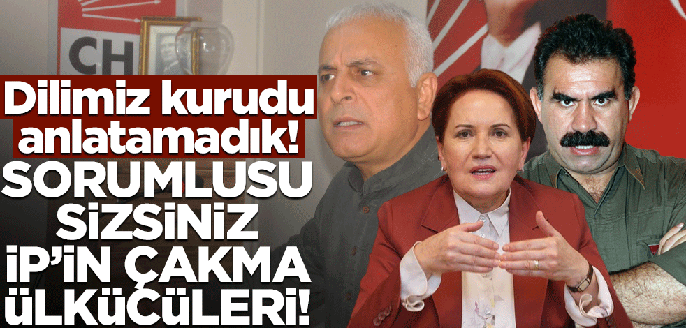 Sorumlusu sizsiniz, İP’in çakma ülkücüleri!