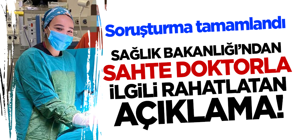 Soruşturma tamamlandı! Sağlık Bakanlığı'ndan 'sahte doktor' Ayşe Özkiraz açıklaması