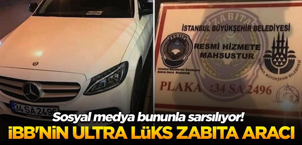 Sosyal medya bununla sarsılıyor! İBB'nin ultra lüks zabıta aracı