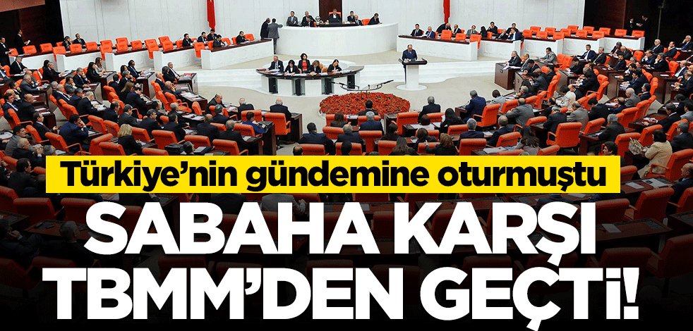 Sosyal medya düzenlemesi TBMM'de kabul edildi