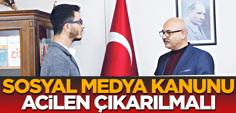 Sosyal medya kanunu acilen çıkarılmalı!