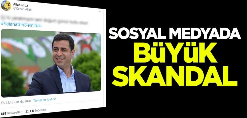 Sosyal medyada büyük skandal