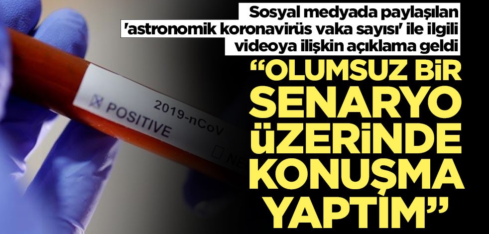 Sosyal medyada paylaşılan 'astronomik koronavirüs vaka sayısı' ile ilgili açıklama geldi