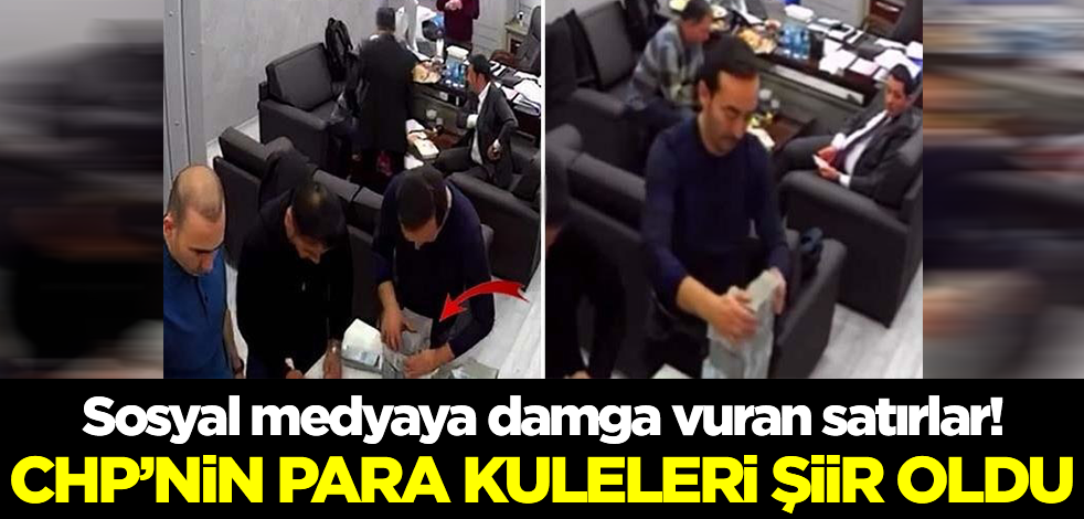Sosyal medyaya damga vuran satırlar! CHP'nin para kuleleri şiir oldu