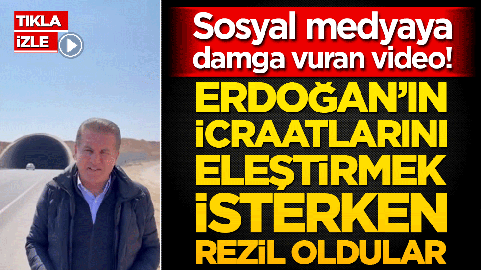 Sosyal medyaya damga vuran video! Erdoğan’ın icraatlarını eleştirmek isterken rezil oldular