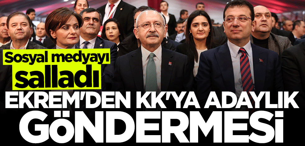 Sosyal medyayı salladı... İmamoğlu'ndan Kılıçdaroğlu'na adaylık göndermesi