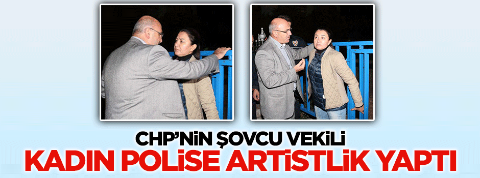 Şovcu vekil Mahmut Tanal kadın polise artistlik yaptı