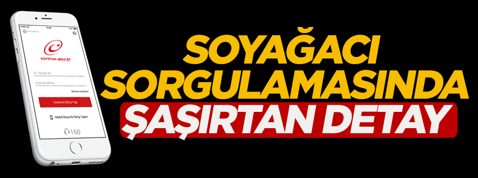 Soyağacı sorgulamasında şaşırtan detay!