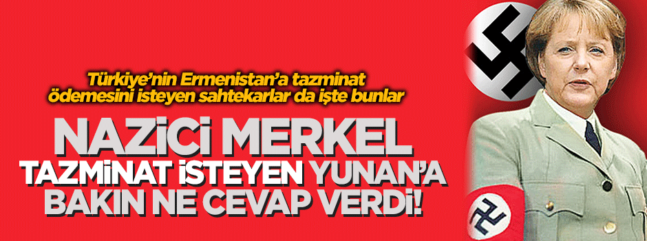 Soykırımcı Almanya Yunanistan'ın tazminat talebini yine reddetti