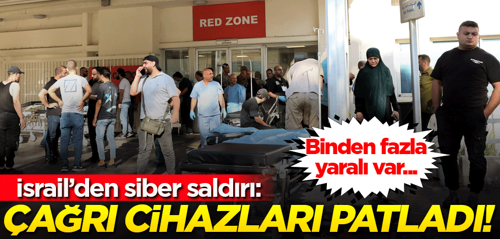 Soykırımcı İsrail'den siber saldırı: Çağrı cihazları patladı! Binden fazla yaralı var